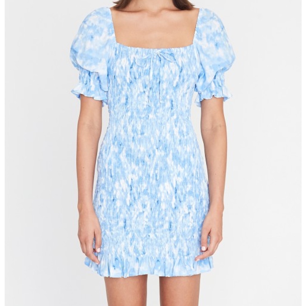 Faithful The Brand Magnolia Smocked Mini Dress